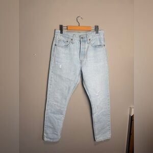 Levi's Women's 501 Skinny Light Blue Jeans